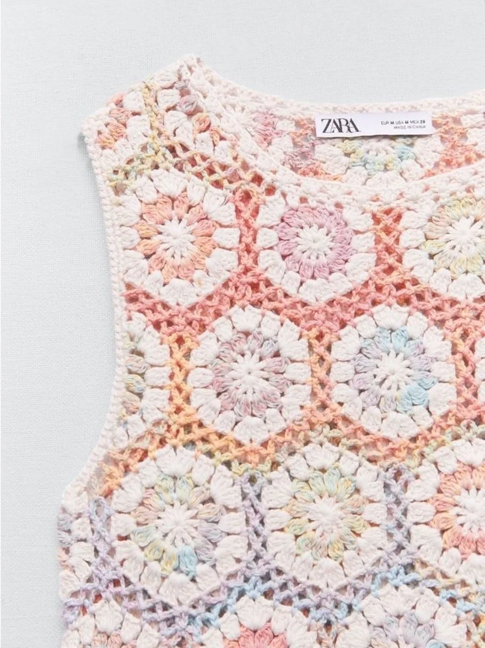 Bohemian Crochet Knit Fringe Top